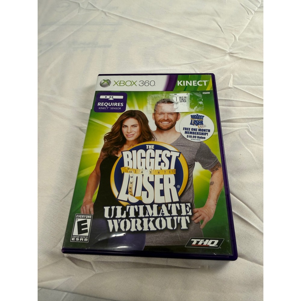 The Biggest Loser Ultimate Workout Xbox 360 Kinect Game THQ Jillian Michaels